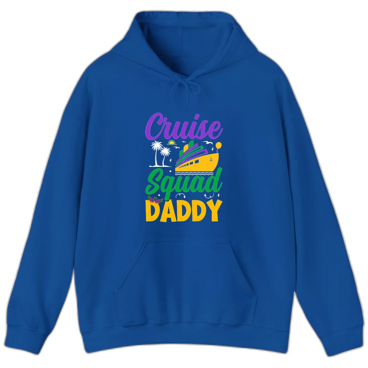 Cruise Squad Daddy Hoodie in Royal