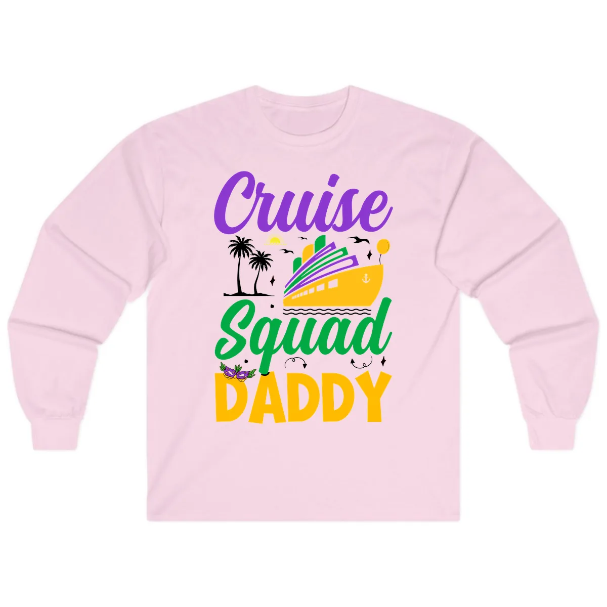 Cruise Squad Daddy Long Sleeve in Light Pink