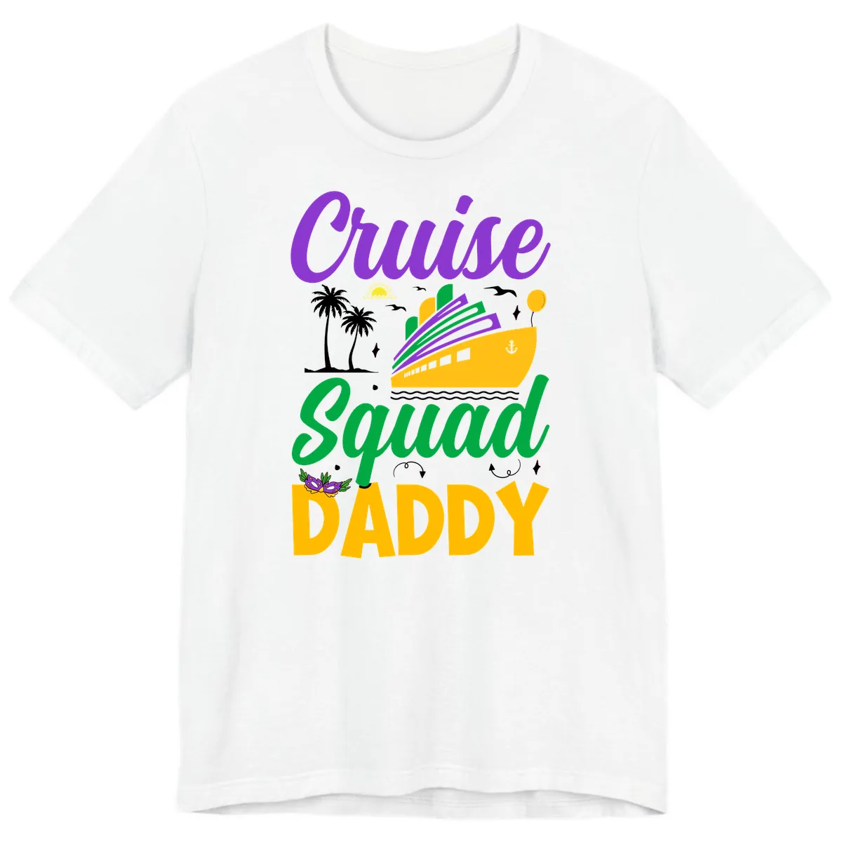 Cruise Squad Daddy Premium T-Shirt in White