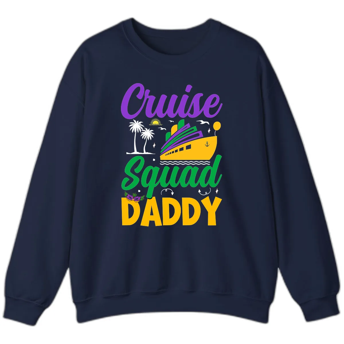 Cruise Squad Daddy Sweatshirt in Navy