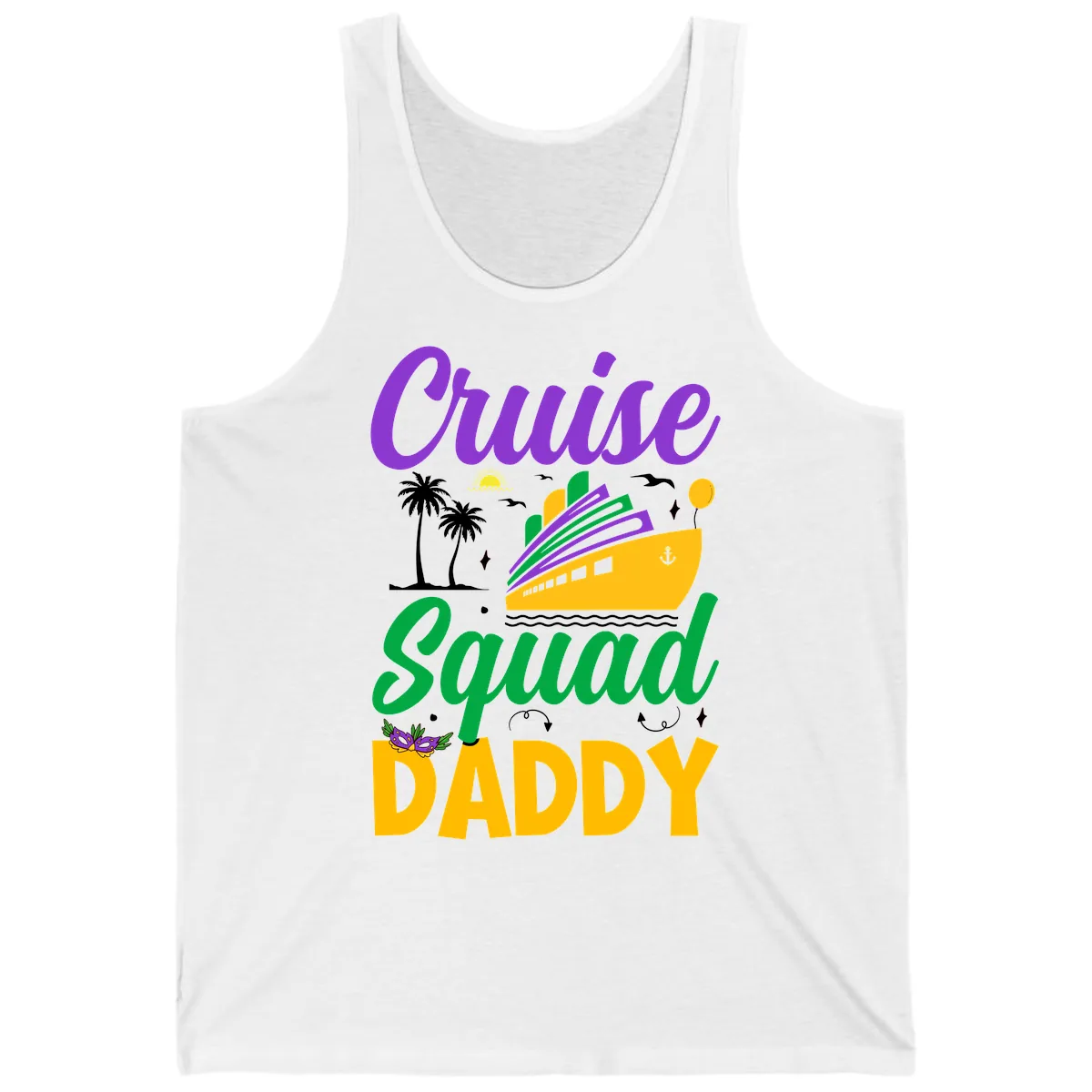 Cruise Squad Daddy Tank in White