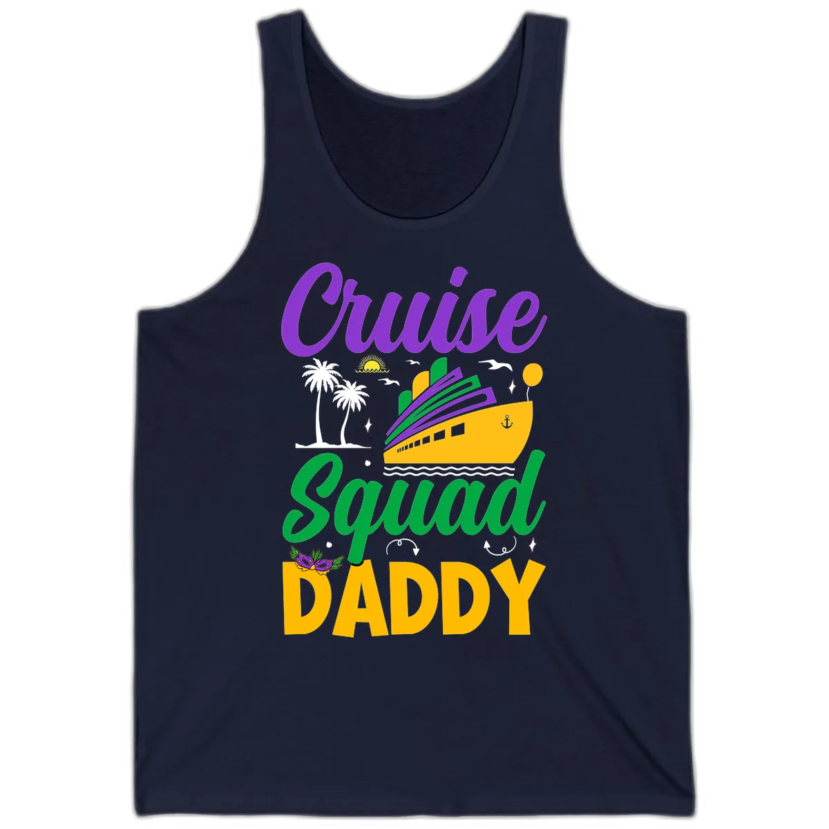 Cruise Squad Daddy Tank in Navy