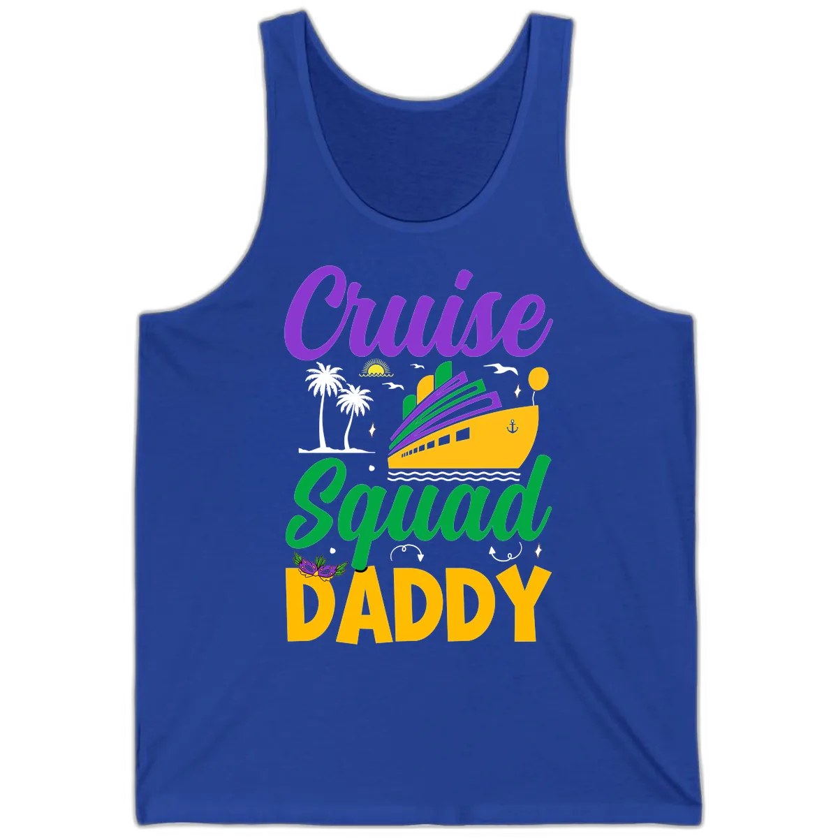 Cruise Squad Daddy Tank in True Royal