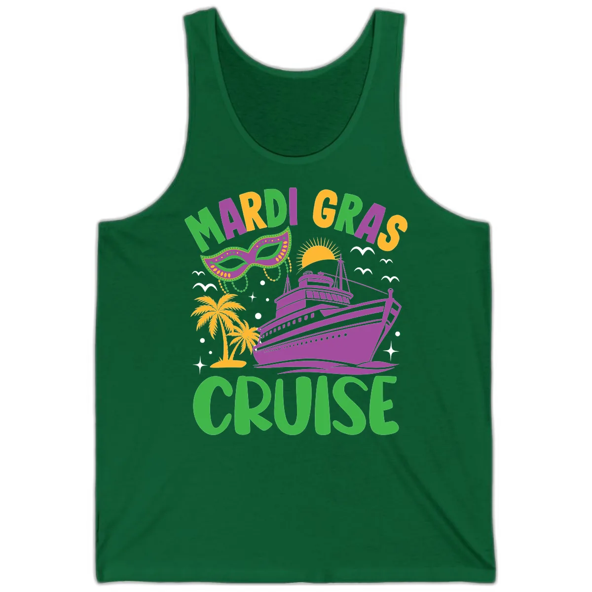 Mardi Gras Cruise Tank in Kelly