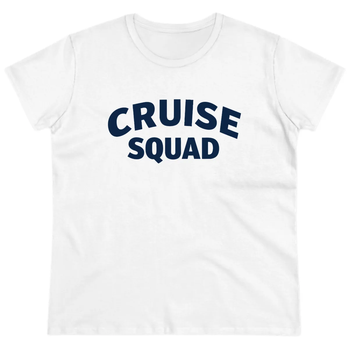 Cruise Squad Ladies Tee in White
