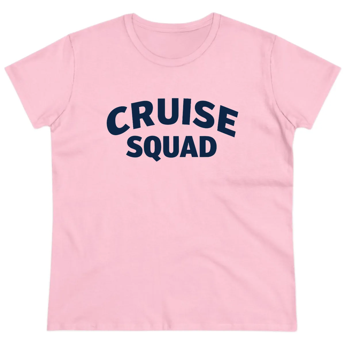 Cruise Squad Ladies Tee in Light Pink