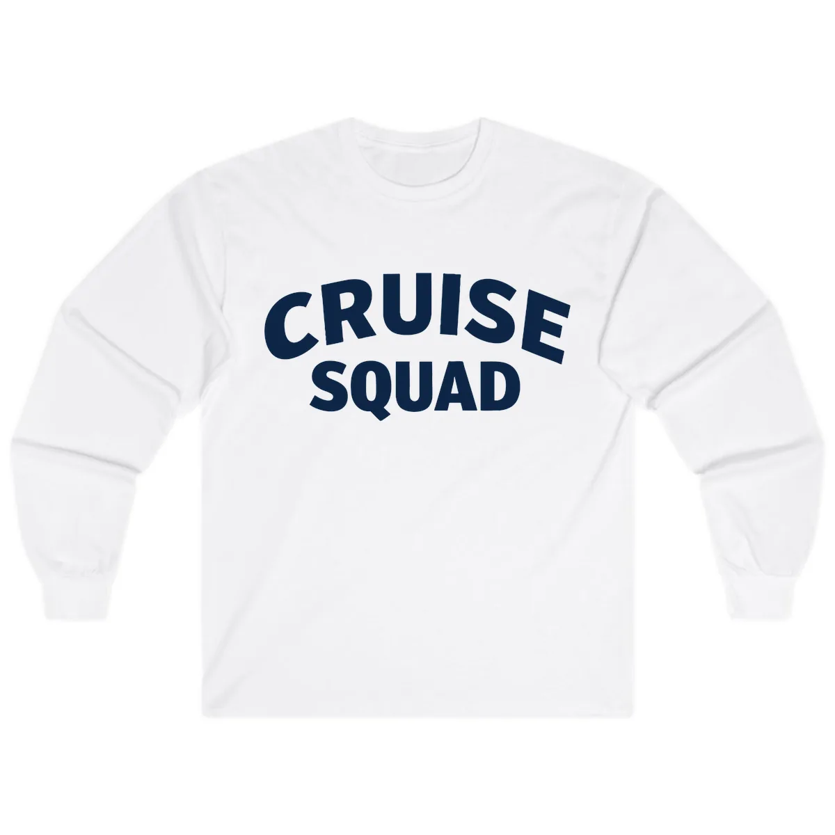 Cruise Squad Long Sleeve in White