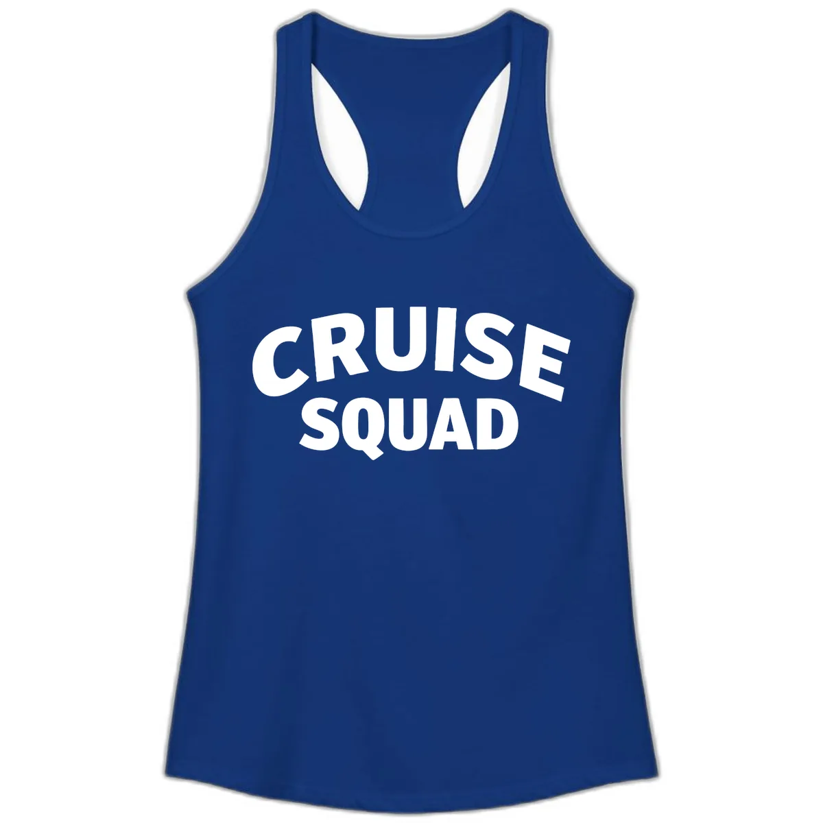 Cruise Squad Ladies Tank in Solid Royal
