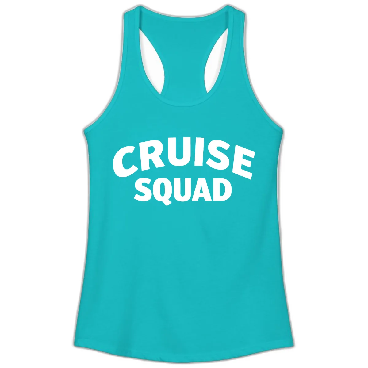 Cruise Squad Ladies Tank in Tahiti Blue