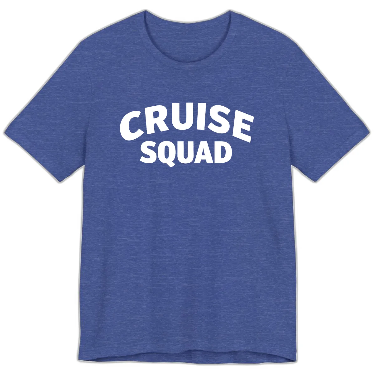 Cruise Squad Premium T-Shirt in Heather True Royal