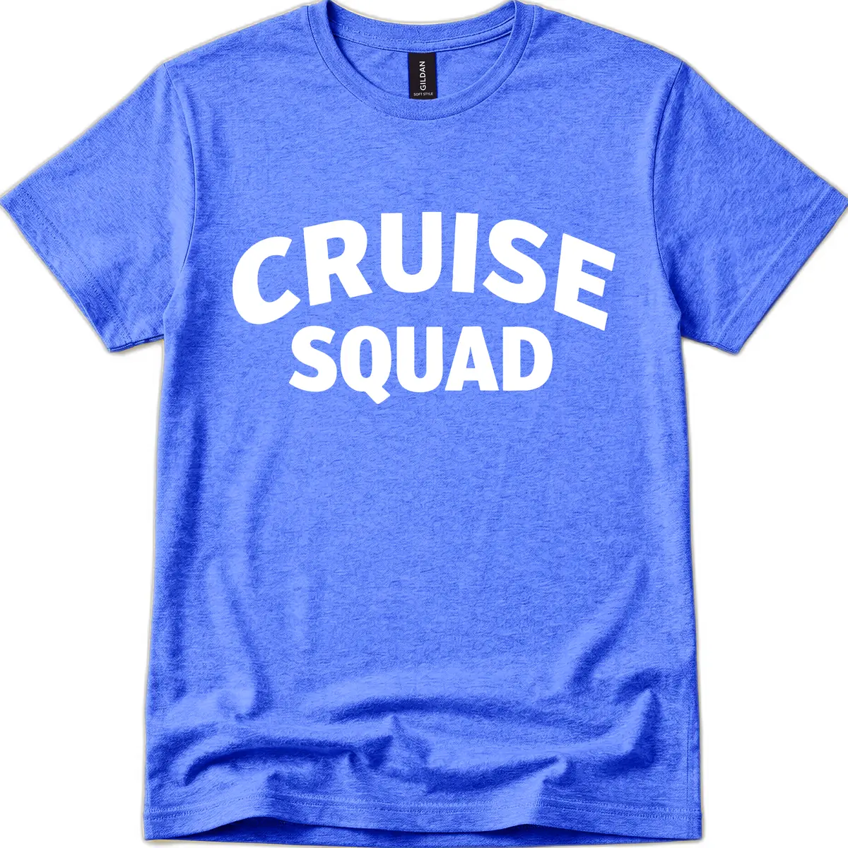 Cruise Squad T-Shirt in Heather Royal