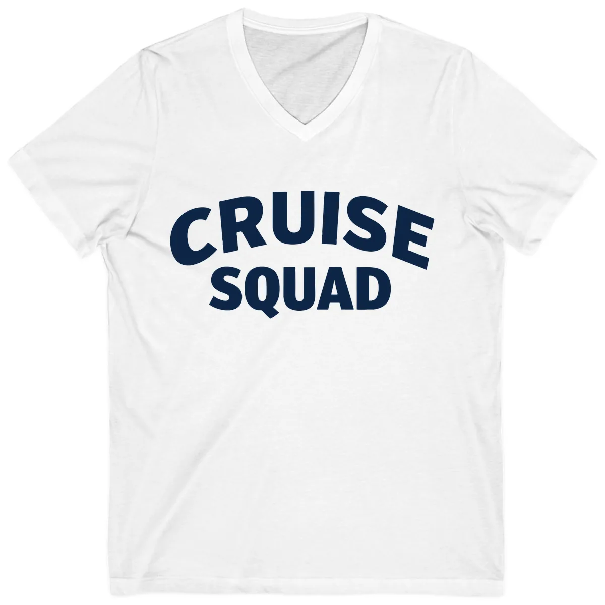 Cruise Squad V-Neck in White