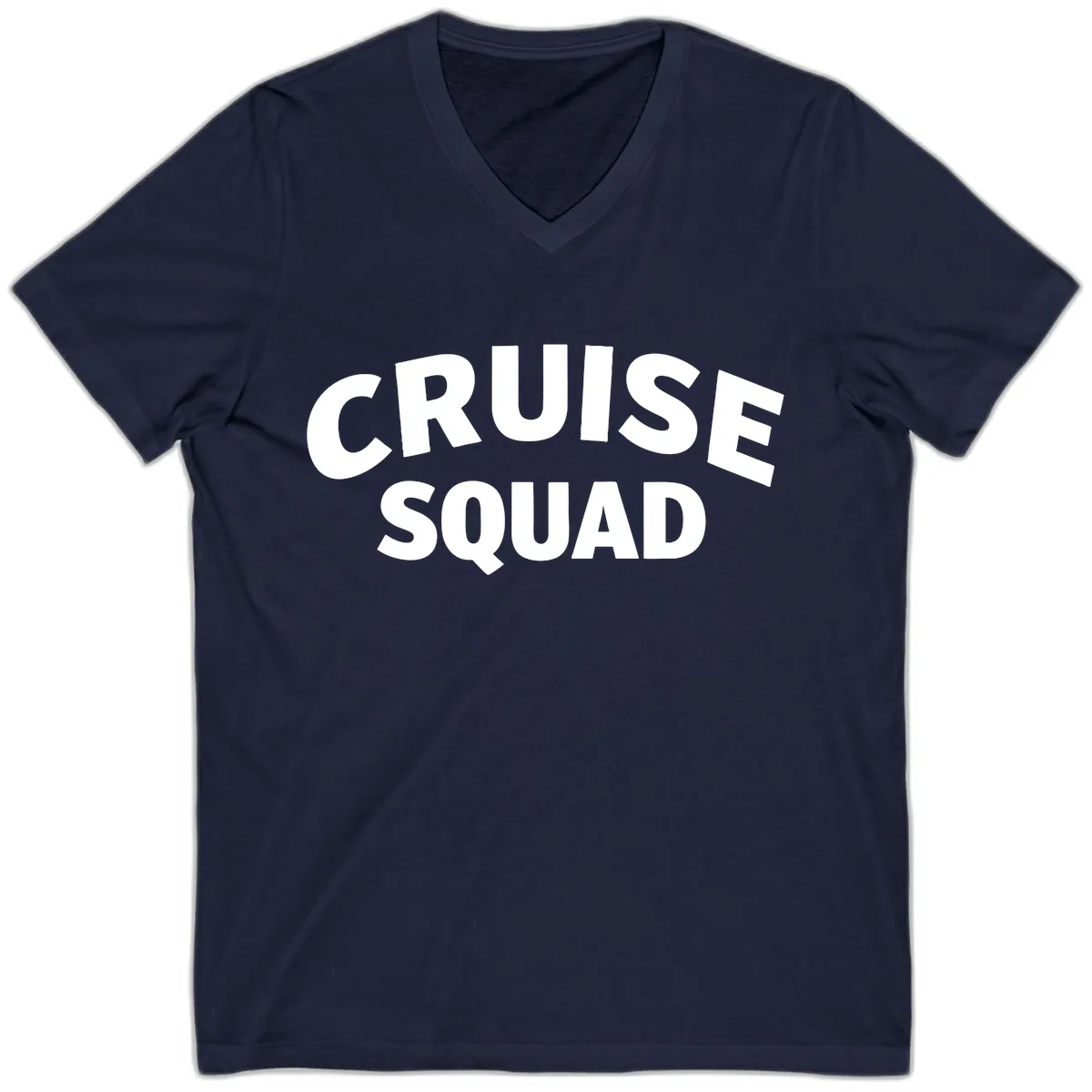 Cruise Squad V-Neck in Navy
