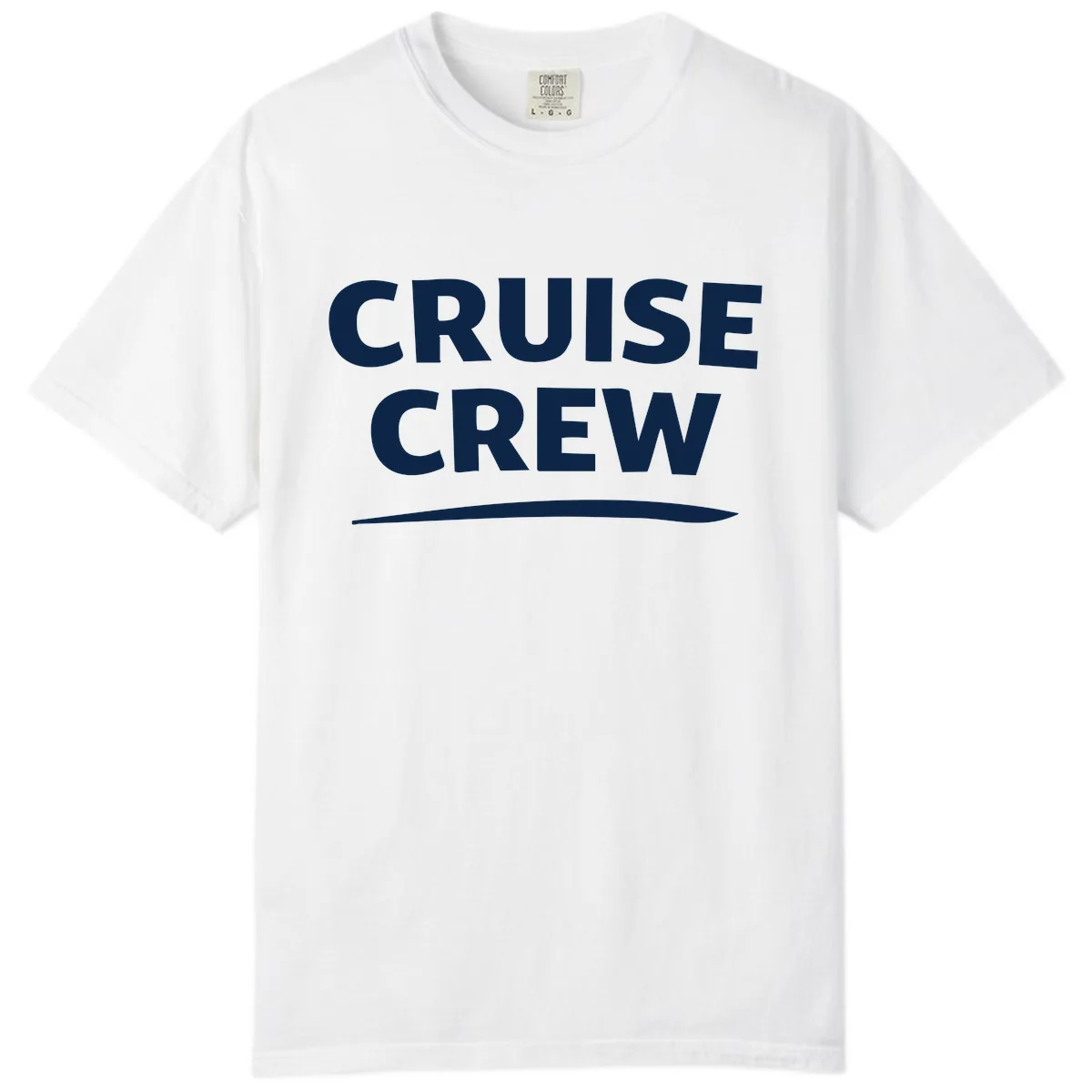 Cruise Crew Comfort Color in White