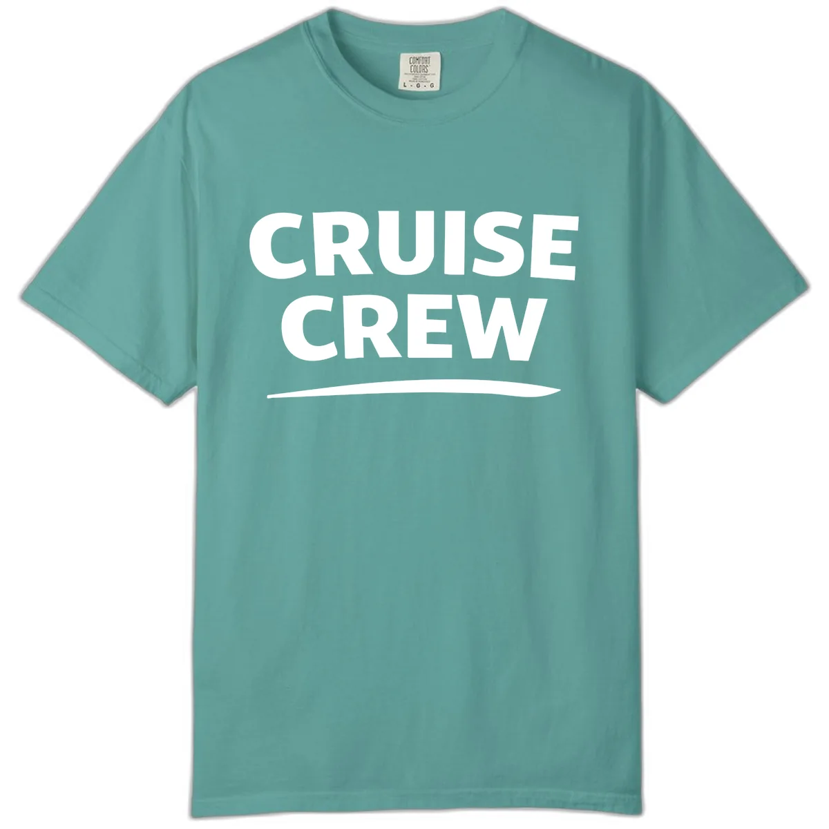Cruise Crew Comfort Color in Seafoam