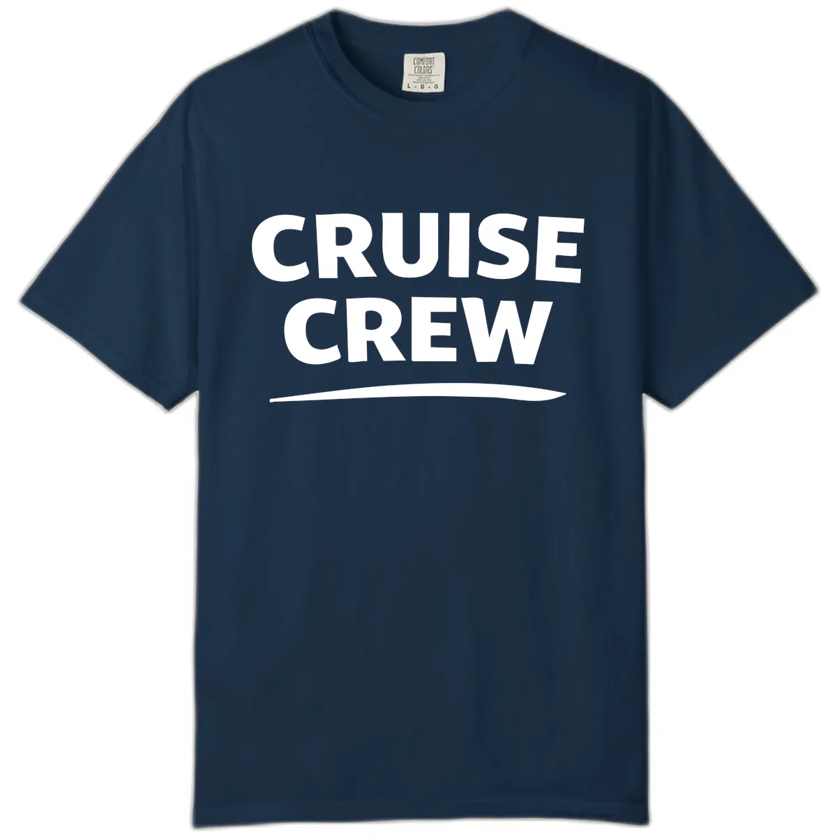 Cruise Crew Comfort Color in True Navy