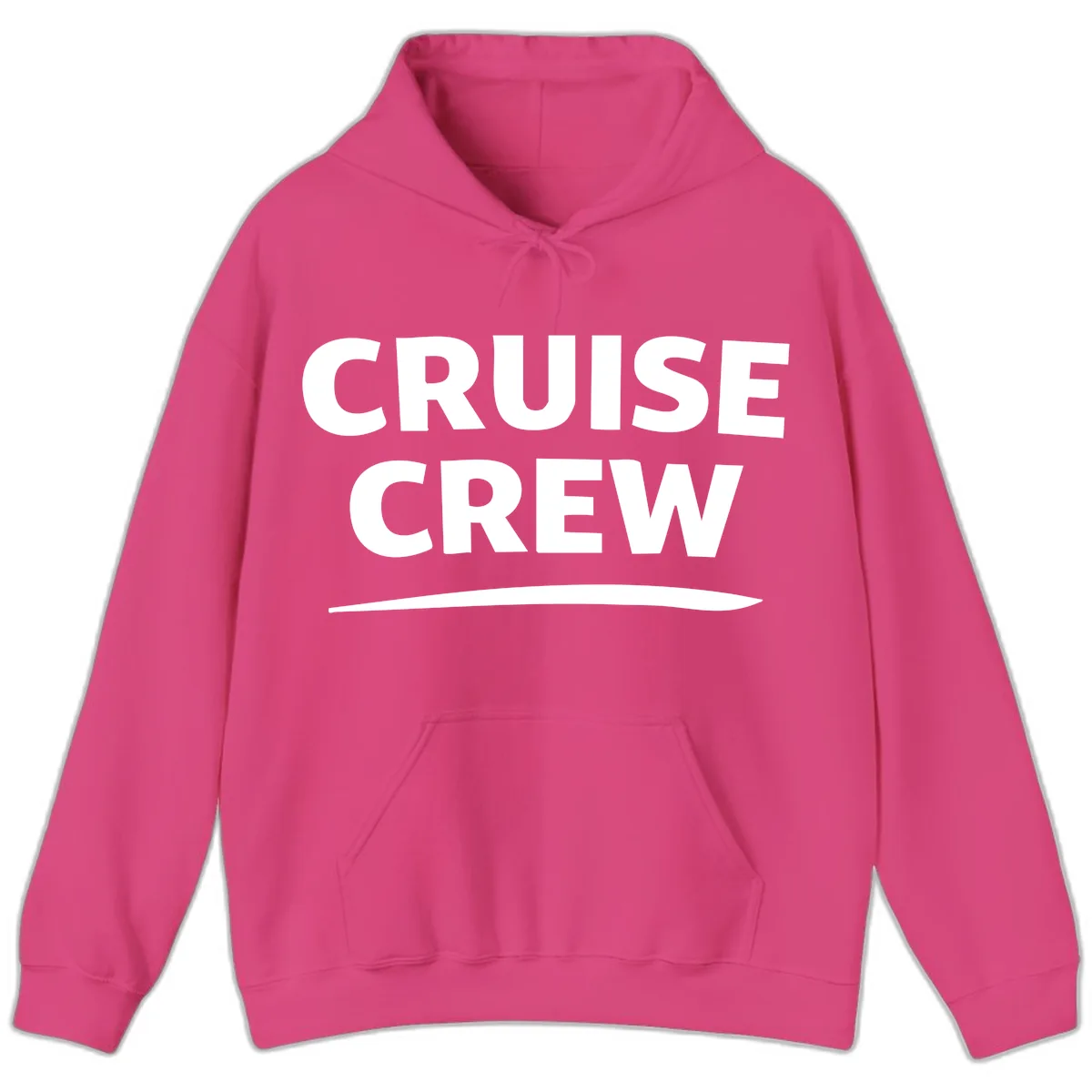 Cruise Crew Hoodie in Heliconia