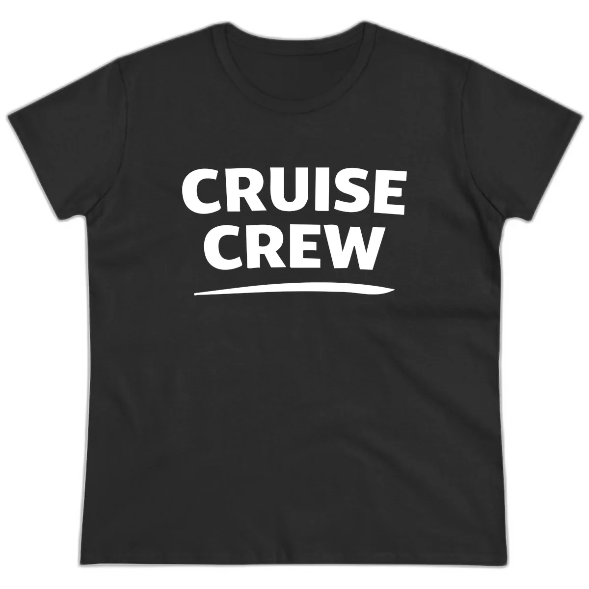 Cruise Crew Ladies Tee in Black
