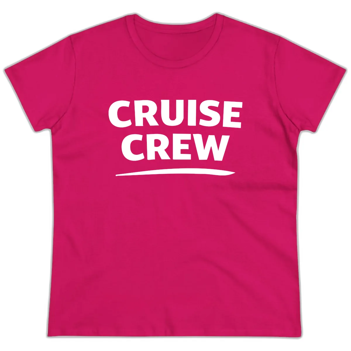 Cruise Crew Ladies Tee in Heliconia