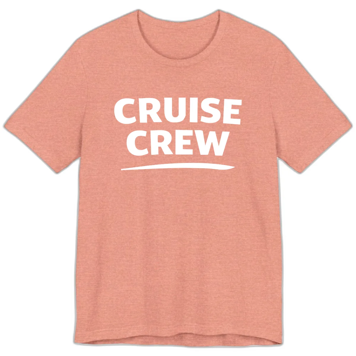Cruise Crew Premium T-Shirt in Heather Sunset