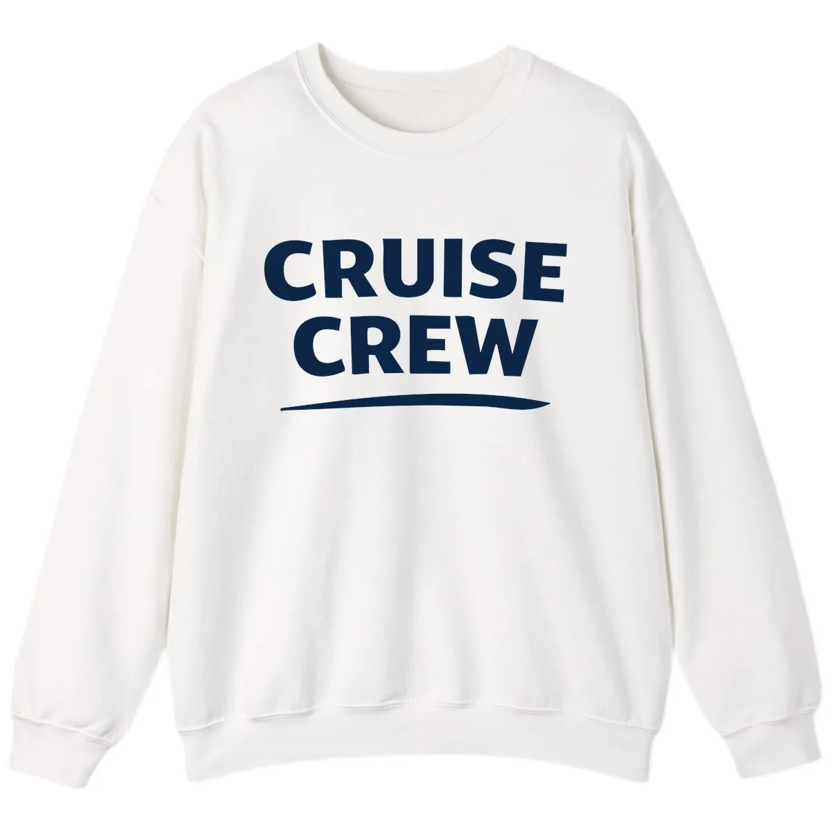 Cruise Crew Sweatshirt in White