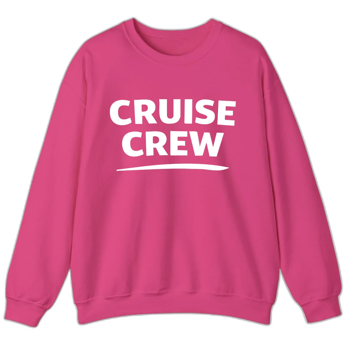 Cruise Crew Sweatshirt in Heliconia