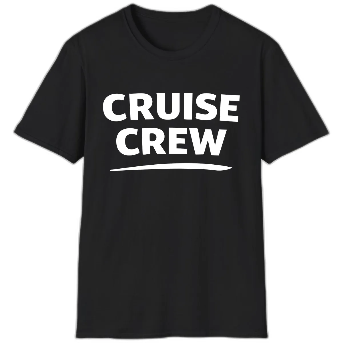 Cruise Crew T-Shirt in Black