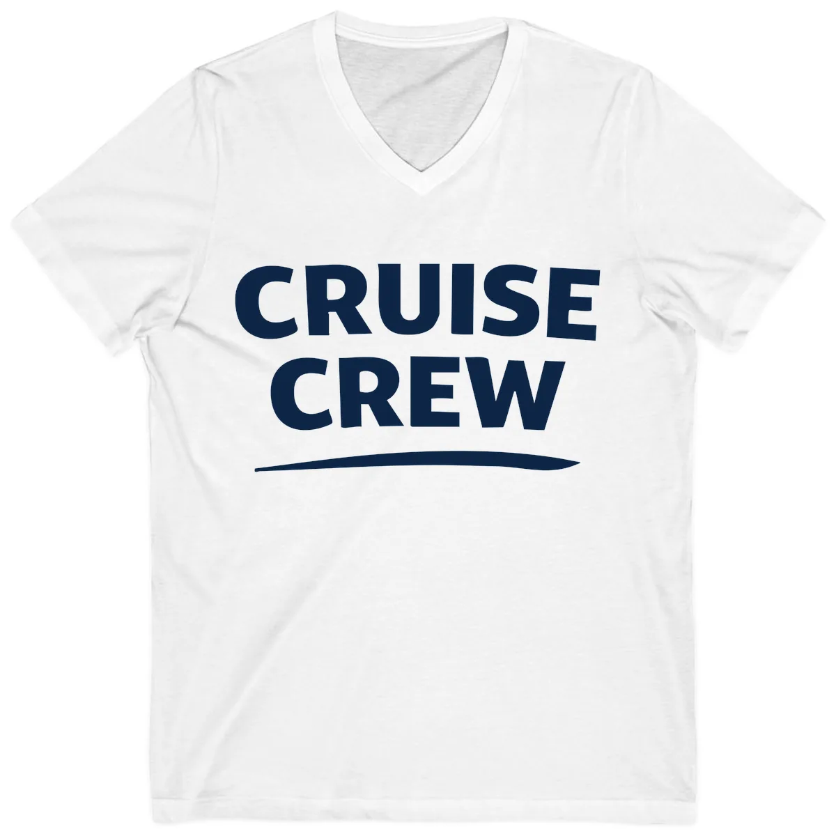 Cruise Crew V-Neck in White