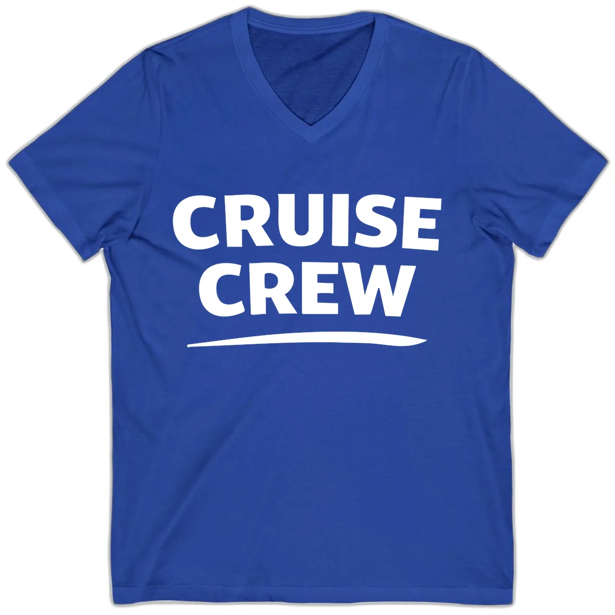 Cruise Crew V-Neck in True Royal