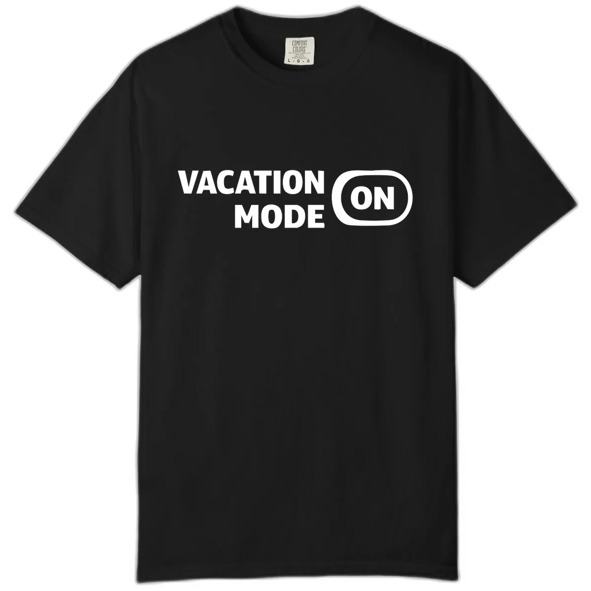 Vacation Mode On Comfort Color in Black