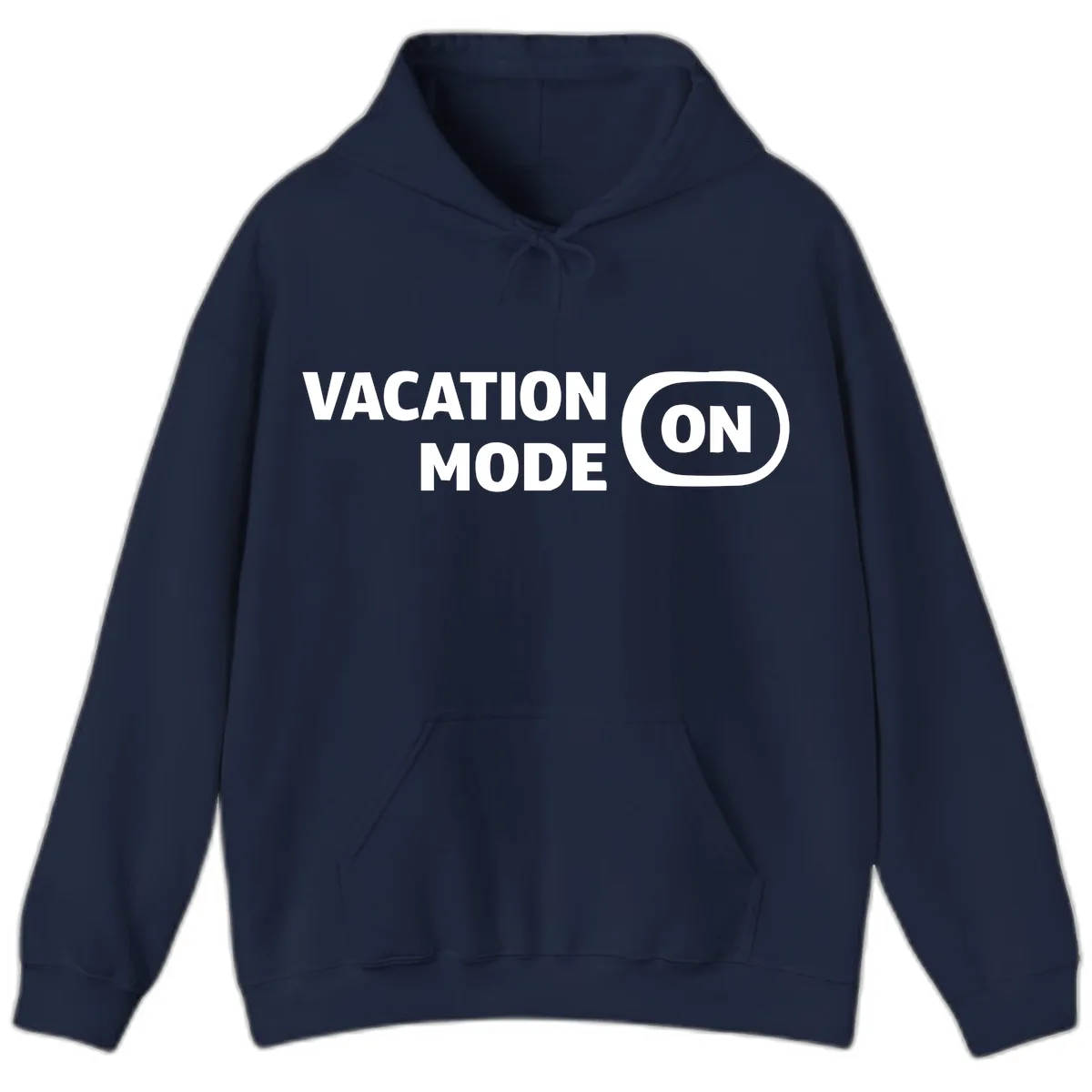 Vacation Mode On Hoodie in Navy