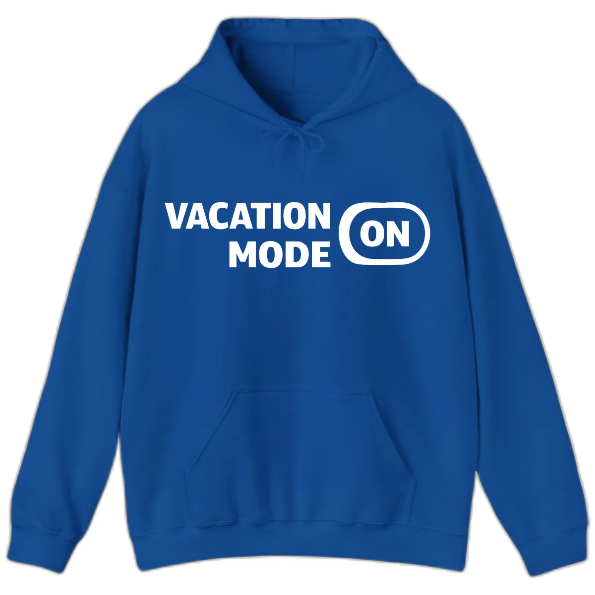 Vacation Mode On Hoodie in Royal