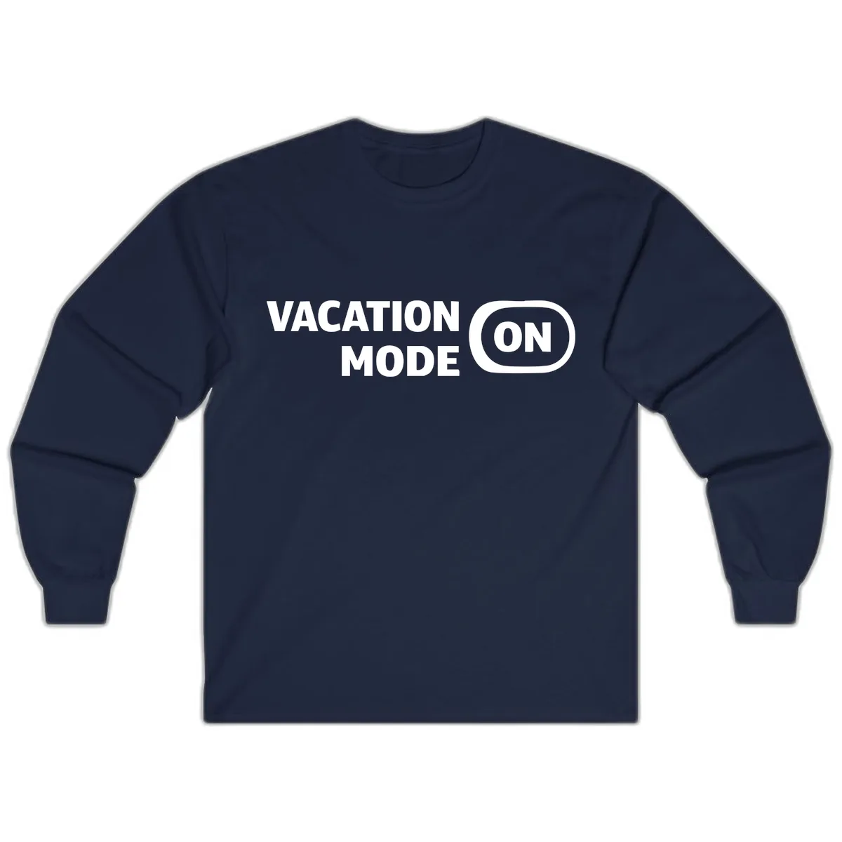 Vacation Mode On Long Sleeve in Navy