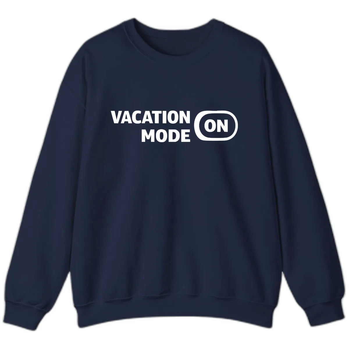 Vacation Mode On Sweatshirt in Navy