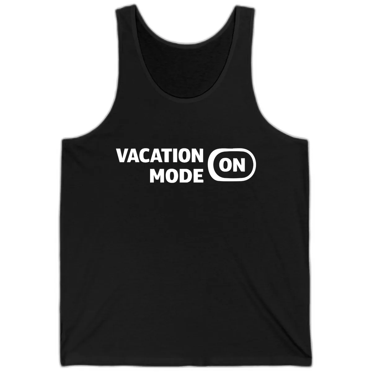 Vacation Mode On Tank in Black