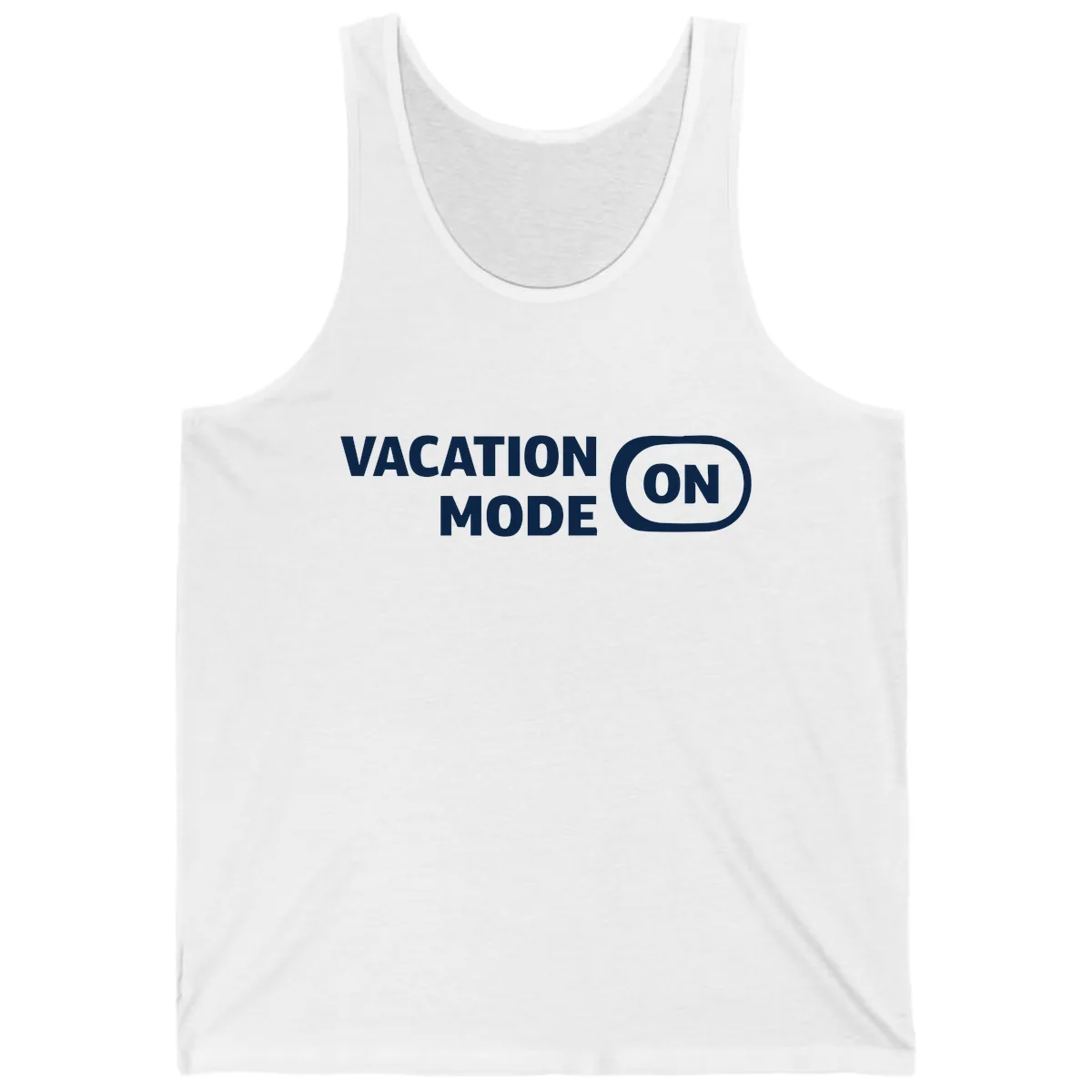 Vacation Mode On Tank in White
