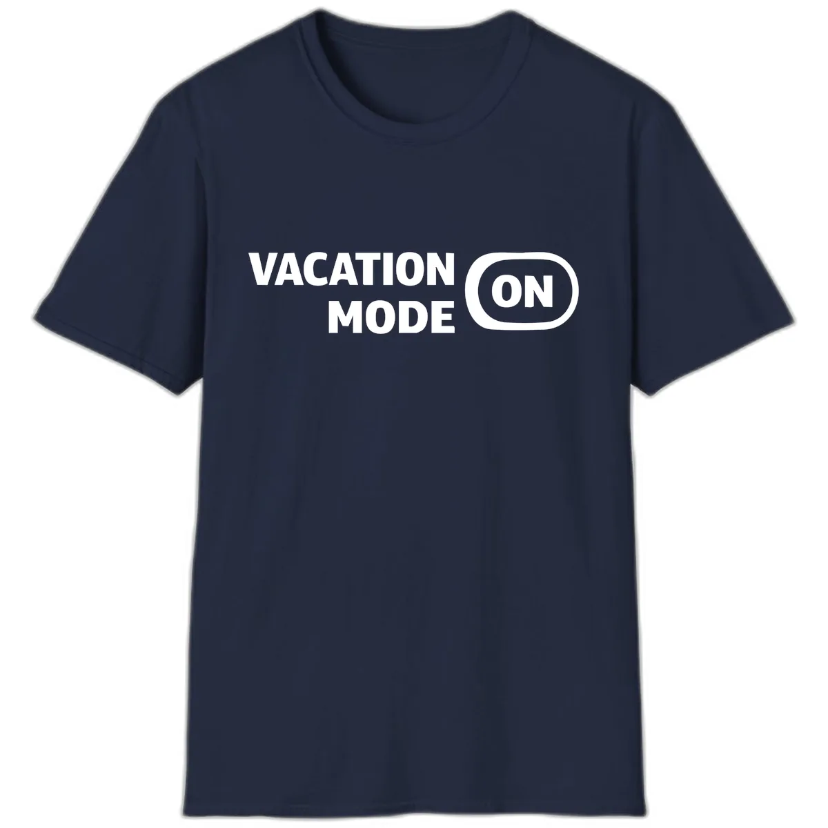 Vacation Mode On T-Shirt in Navy