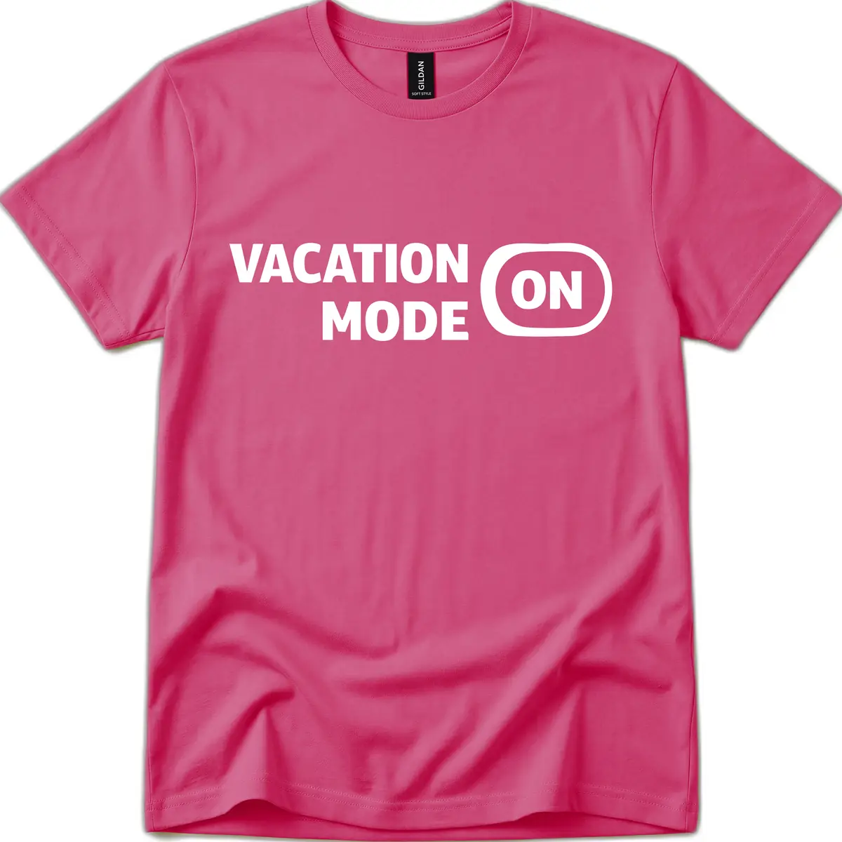 Vacation Mode On T-Shirt in Heliconia
