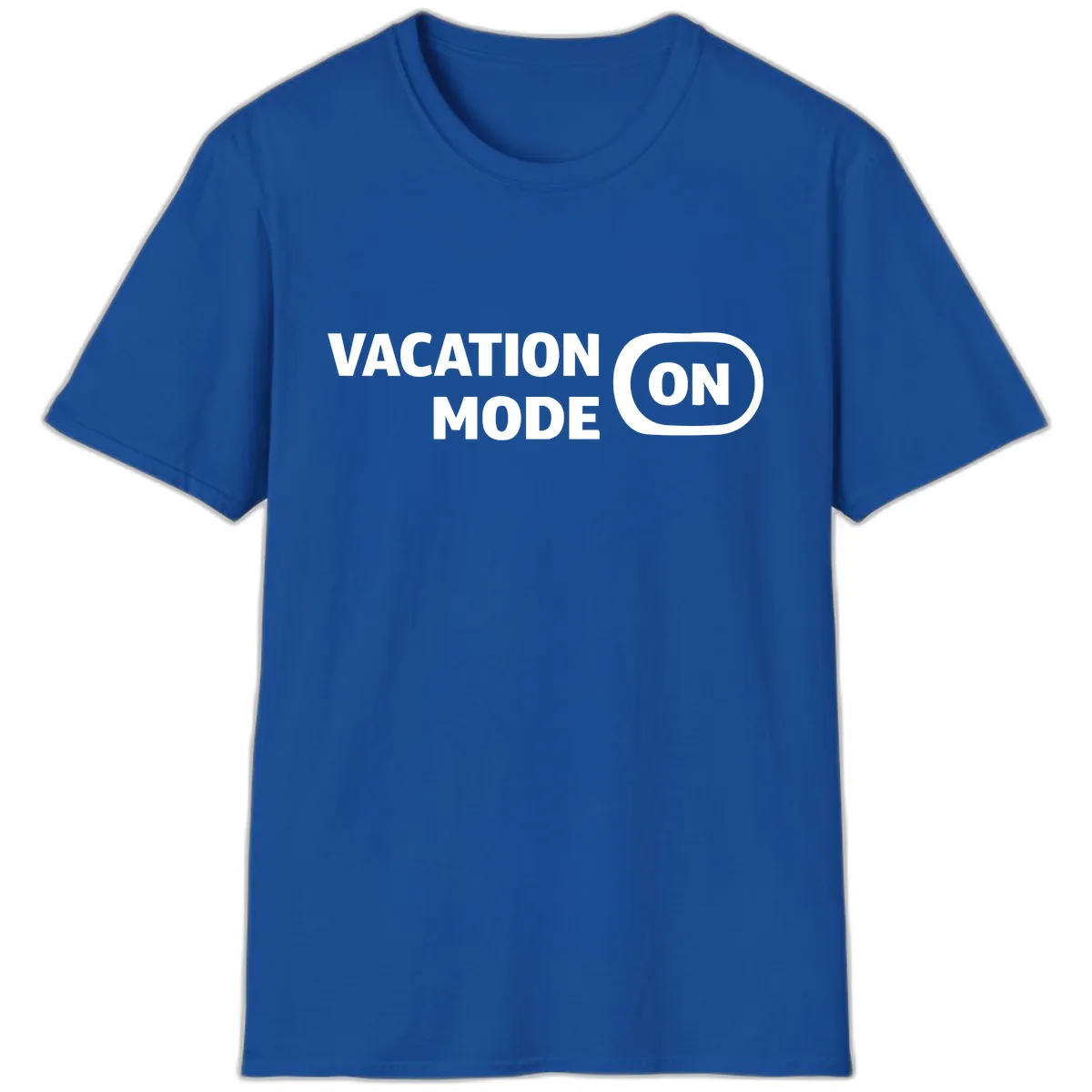 Vacation Mode On T-Shirt in Royal