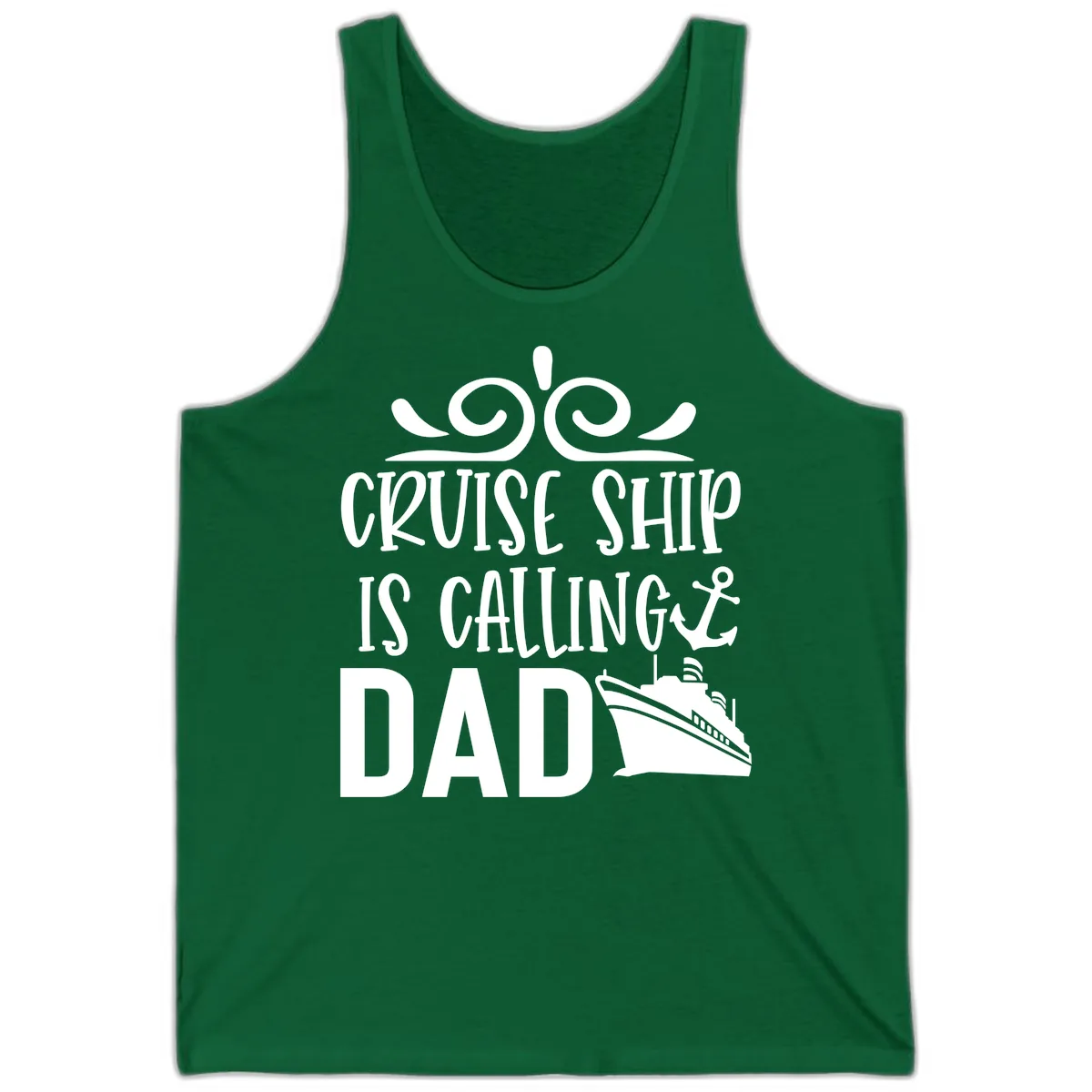 Cruise Ship Is Calling Dad Tank in Kelly