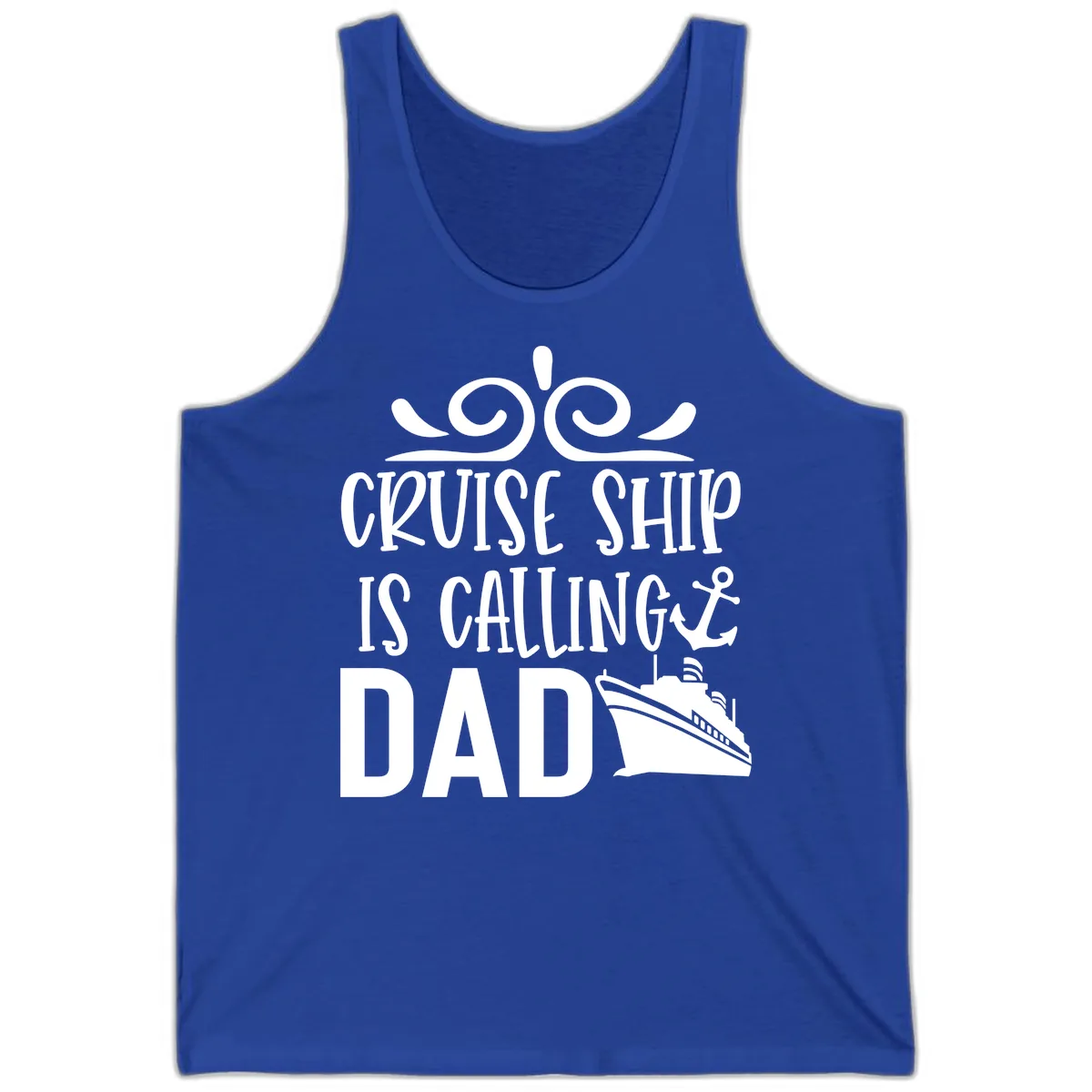 Cruise Ship Is Calling Dad Tank in True Royal