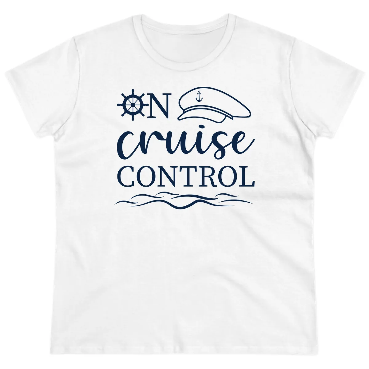 In Cruise Control Ladies Tee in White