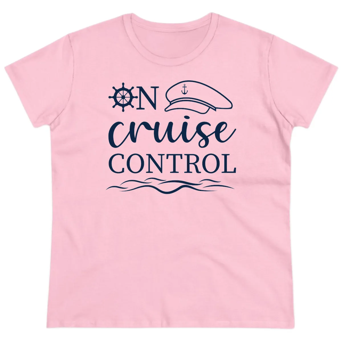 In Cruise Control Ladies Tee in Light Pink