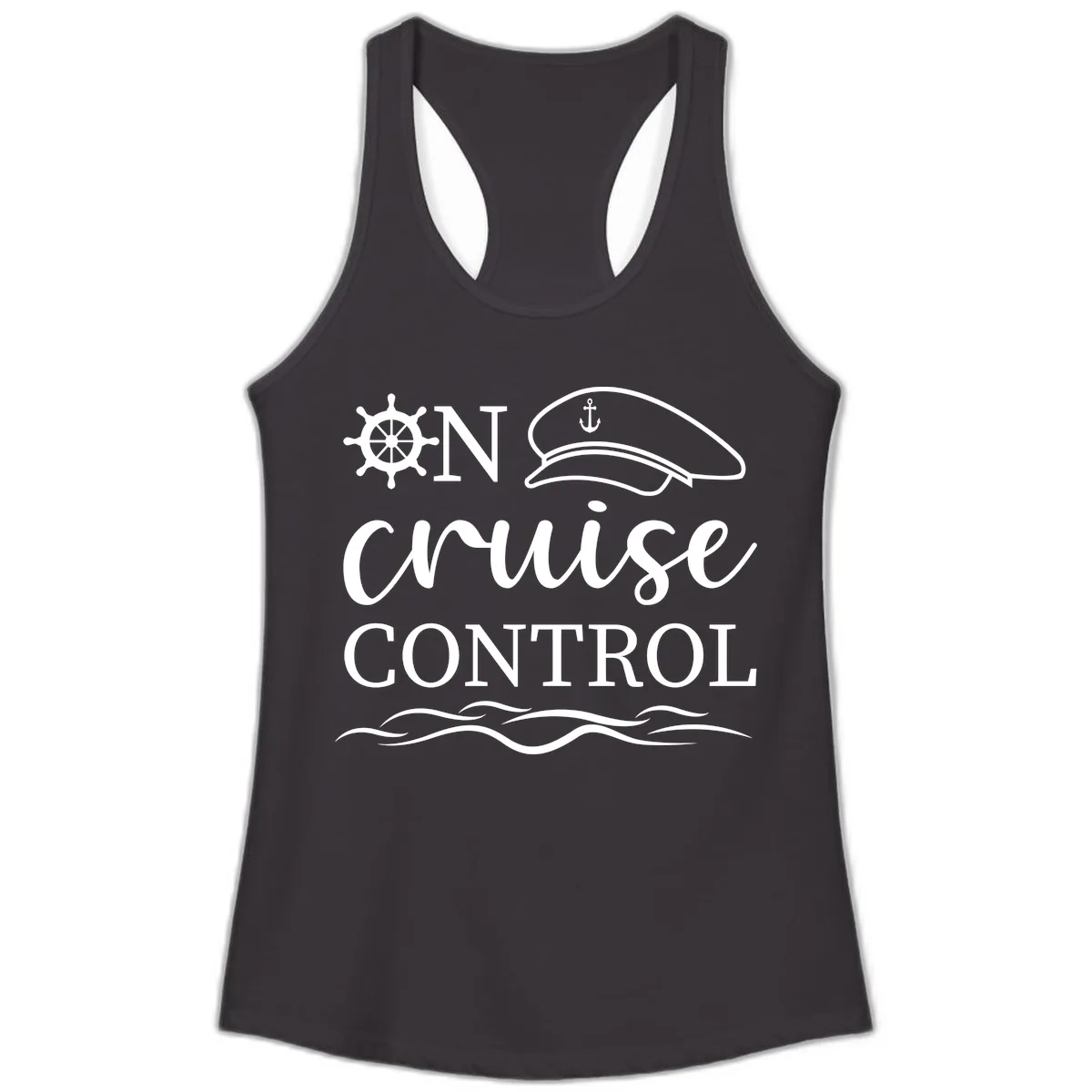 In Cruise Control Ladies Tank in Black
