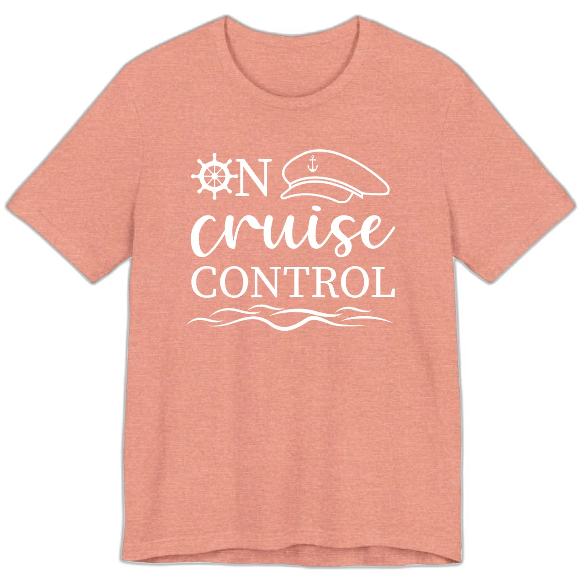 In Cruise Control Premium T-Shirt in Heather Sunset