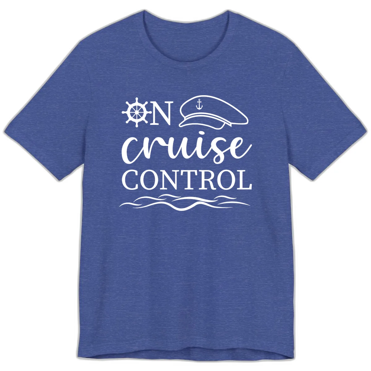 In Cruise Control Premium T-Shirt in Heather True Royal