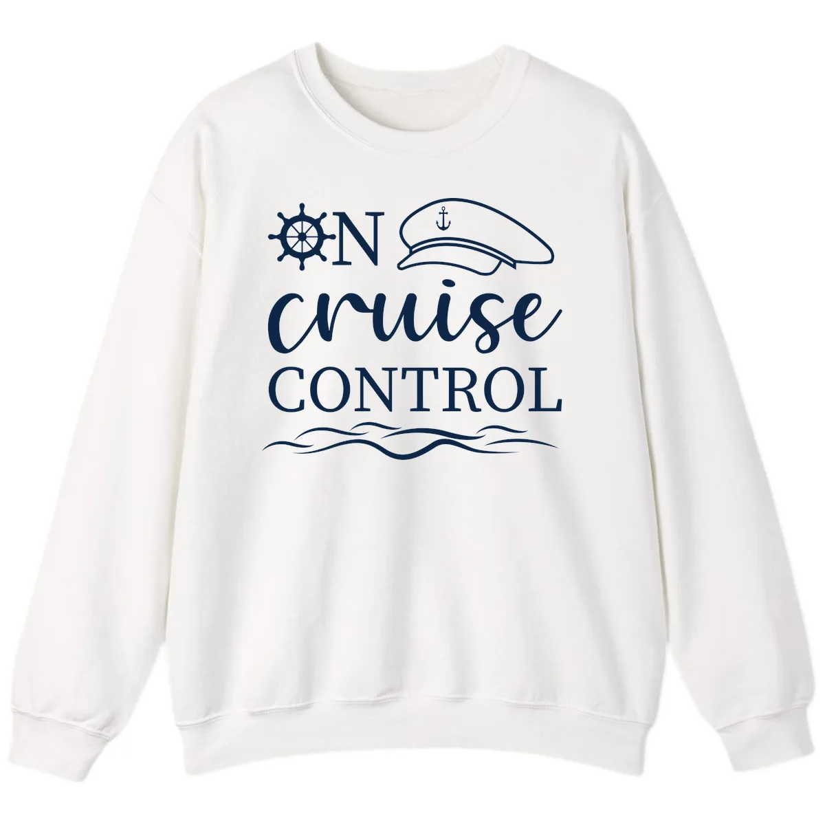 In Cruise Control Sweatshirt in White