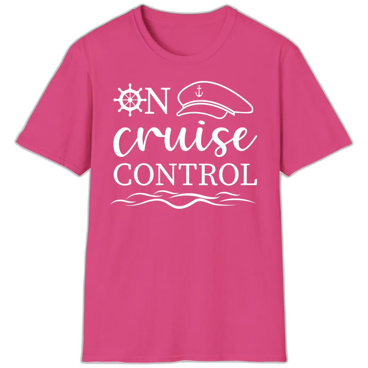 In Cruise Control T-Shirt in Heliconia