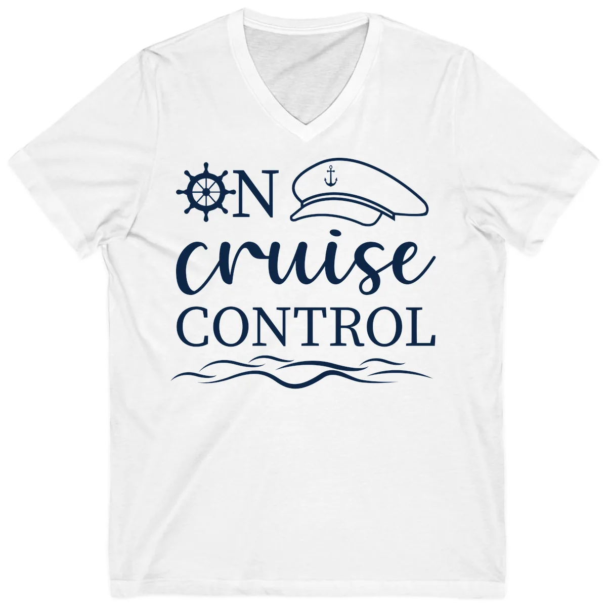 In Cruise Control V-Neck in White