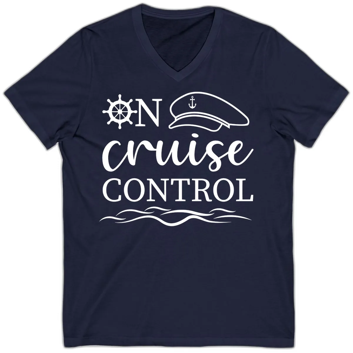 In Cruise Control V-Neck in Navy